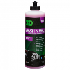3D Wash N Wax - shampoo concentrado Ph neutro con cera