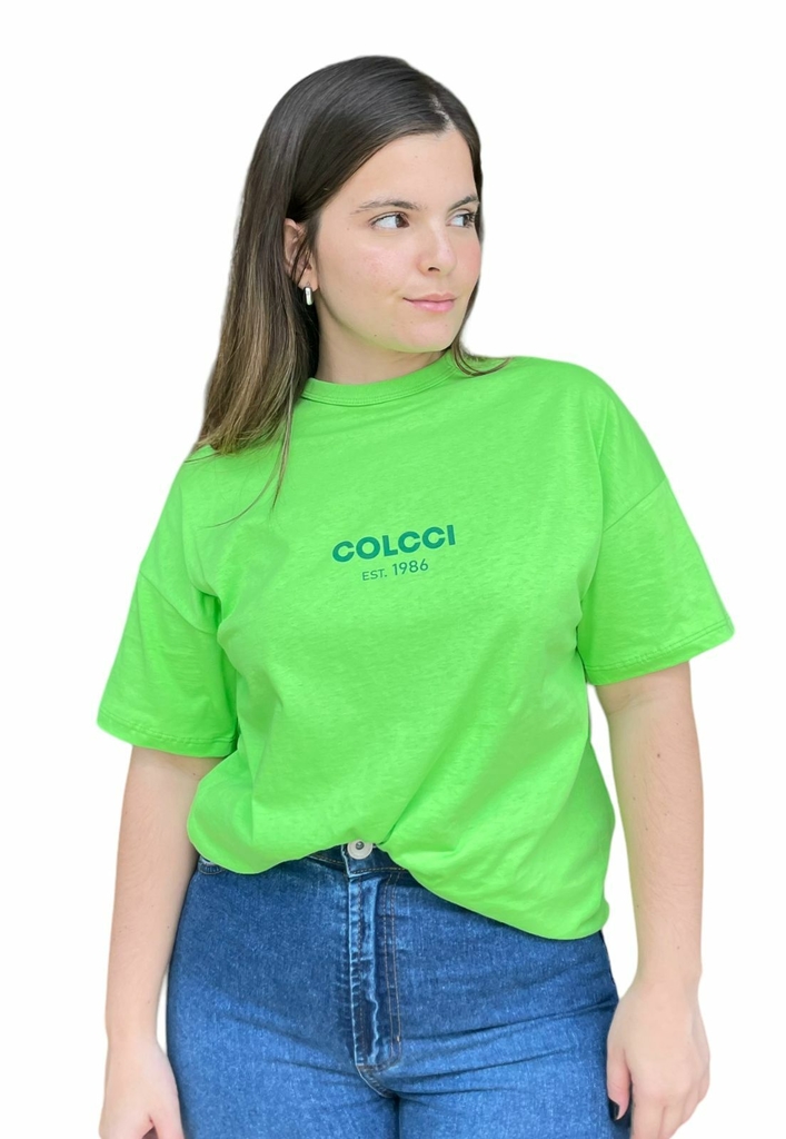 Camiseta T-shirt Feminina Colcci Est. 1986 - Verde