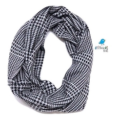 Scarf - Preto e Branco | Menino e Menina | Gola