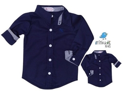 Kit camisa Nicolas - Tal pai, tal filho (duas peças) - comprar online