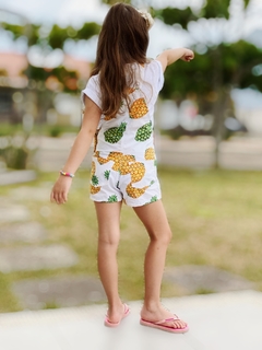 jardineira short saia - comprar online