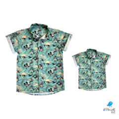 Kit camisa Mickey Safari | Tal pai, tal filho (duas peças) - comprar online