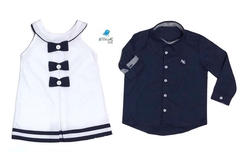 Conjunto Nicole e Nicolas - Vestido e Camisa | Navy - comprar online
