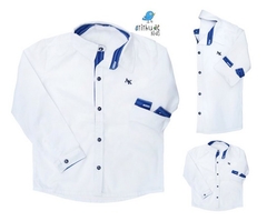 Kit camisa Alcides - Família (três peças) | Azul |