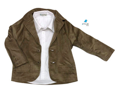 Blazer Scott - Veludo Cotelê Marrom