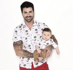 Kit camisa Frank - Tal pai, tal filho (duas peças) | Praia