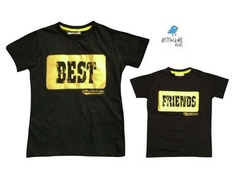 Conjunto de camisetas Best friends - Preta