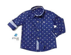 Camisa Evair - Azul Marinho Coroa (Pequeno Príncipe)