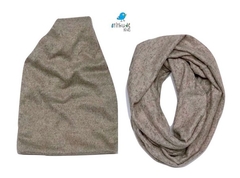 Kit Scarf e Touca - Bege - comprar online