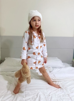 Camisola Ted Rosa Poá | Infantil - comprar online