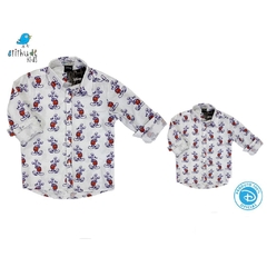 Kit camisa Mickey sketch | Tal pai, tal filho (duas peças)