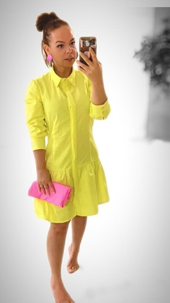 VESTIDO l RAYA | AMARELO LIMÃO NEON - Adulto - comprar online