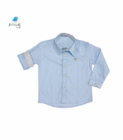 Camisa Azul Bebê - comprar online