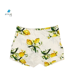 SHORT SAIA LIMÃO SICILIANO AQUARELADO