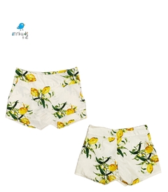 SHORT SAIA LIMÃO SICILIANO AQUARELADO - comprar online