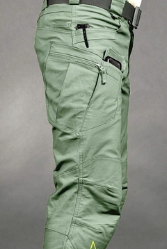 Pantalon tactico verde deals