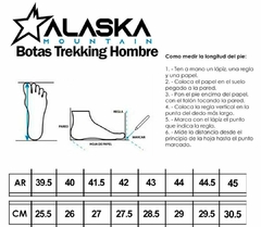 Zapatilla de Trekking Alaska Llaima Negro - tienda online