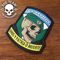 Parche Bordado Sog Team "Comandos Dios y Patria"