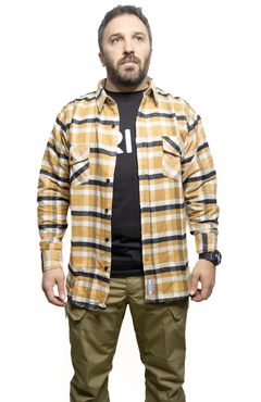 Camisa Leñadora Beardy Invierno Beige