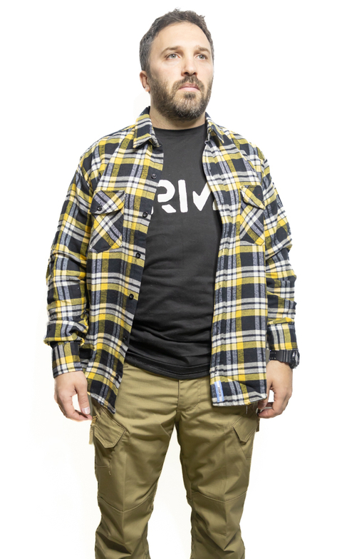 Camisa leñadora hombre invierno sale