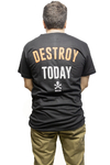 Remera Moscow Destroy Today Negro