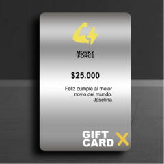 Gift Card Monky/Force Platinum - comprar online