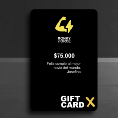 Gift Card Monky/Force Black - comprar online