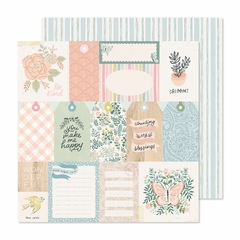 Crate Paper Gingham Garden Paterned Paper Be Kind