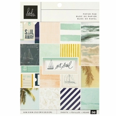 Heidi Swapp Set Sail Collection 6 x 8 Paper Pad