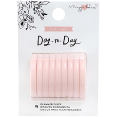 Maggie Holmes Day-To-Day Planner Discs 1.5" 9/Pkg Blush