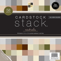 DCWV - Paper Stack 12x12 Neutrals 2-58 Sheets