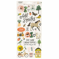 Maggie Holmes Market Square Cardstock Stickers 6"X12" 129/Pk