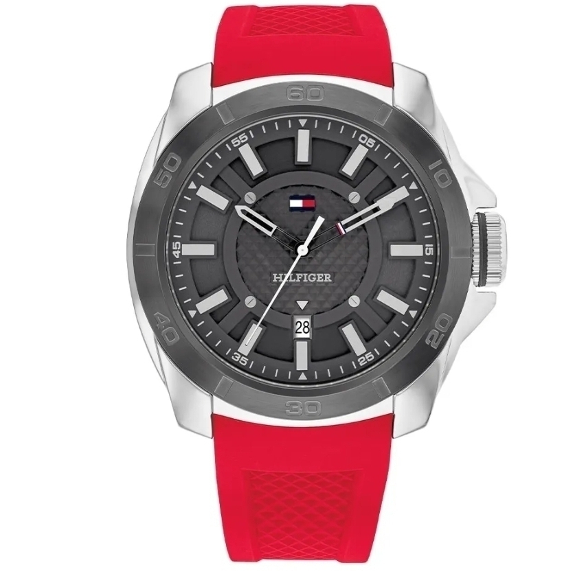 Reloj Tommy Hilfiger 1792135 Hombre Calendario Caja Acero