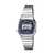 Reloj Mujer Casio Retro Vintage malla fina Plateado/Azul La670wa