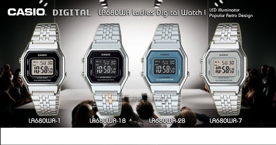 Casio la680wa best sale
