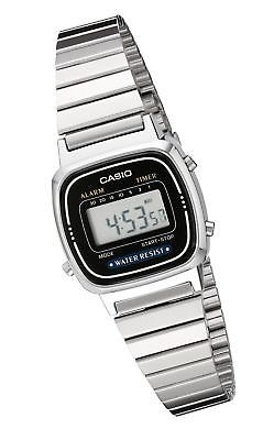 Reloj Hombre/Mujer CASIO Plateado Vintage A158WA Digital