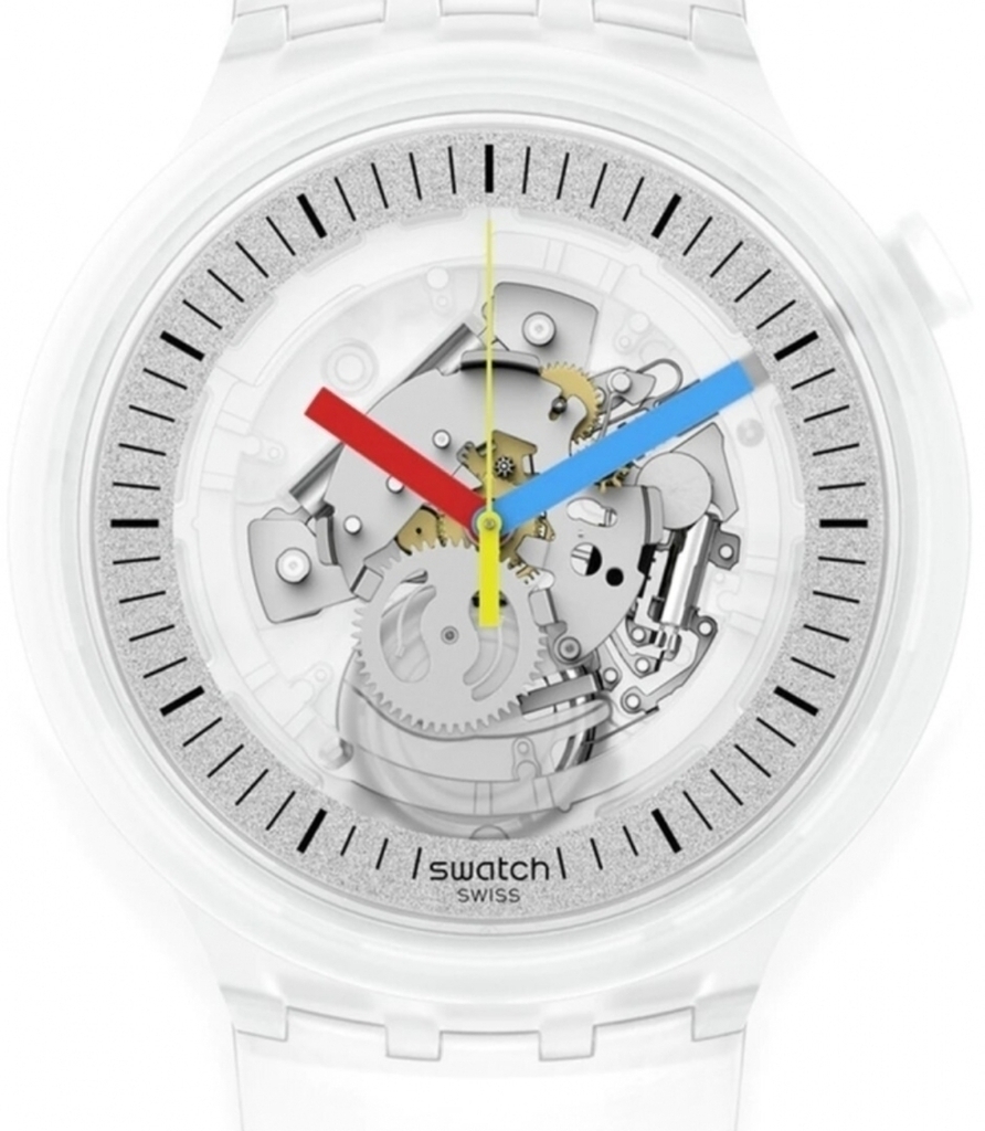 Reloj swatch mujer transparente sale