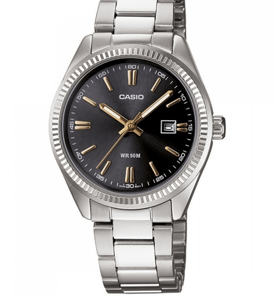 Reloj Casio LTP 1302D 1A Dama Acero calendario sumergible 5 atm