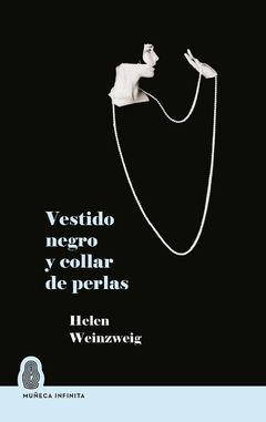 vestido negro y collar de perlas, por helen weinzweig - comprar online