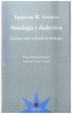 ontologia y dialectica - theodor adorno