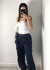 Calça Cargo Jeans Escuro - loja online