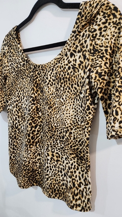 Remera espalda U leopardo TM - tienda online