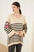 Sweater Blush Rayado en internet