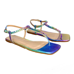 SANDÁLIA RASTEIRA MULTICOR ELIZ 3955192 - comprar online