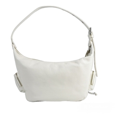 BOLSA HOBO BRANCO OFF WHITE COURO LOUCOS E SANTOS LBGF00105 - PISTA LIVRE