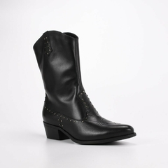 BOTA WESTERN PRETO TACHAS COURO LOUCOS E SANTOS L19785002 - comprar online