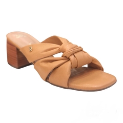 TAMANCO COURO CONFORT NUDE SALTO BLOCO 365 DAYS 6575 - comprar online