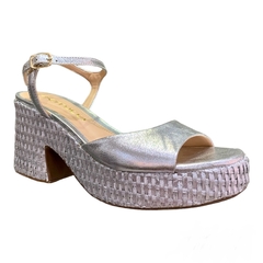 PLATAFORMA METALIZADA PRATA FERRUCCI 2321803RC - comprar online