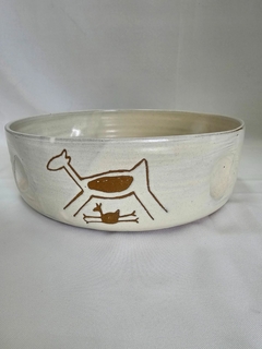 Bowl Cerâmica - Amassado Branco EXG - Serra da Capivara - Piauí - comprar online