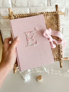 Caderno Pequeno Rose Monograma